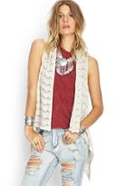 Forever21 Draped Open-knit Cardigan