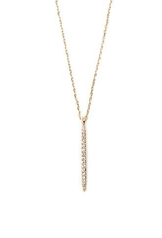 Forever21 Rhinestone Matchstick Necklace