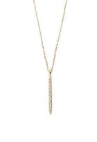Forever21 Rhinestone Matchstick Necklace