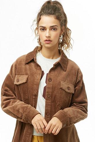 Forever21 Corduroy Button-down Jacket