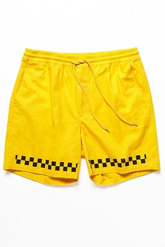 Forever21 Checkered Trim Shorts