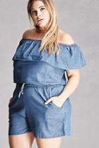 Forever21 Plus Size Chambray Romper