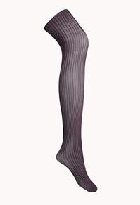 Forever21 Striped Knit Tights