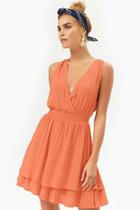 Forever21 Tiered Surplice Dress
