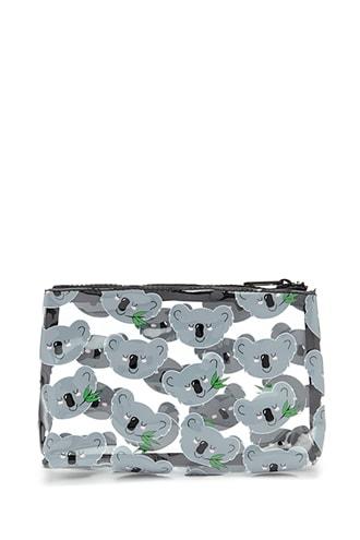 Forever21 Koala Bear Graphic Makeup Bag
