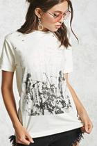 Forever21 Distressed Sunset Boulevard Tee