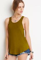 Forever21 Women's  Ribbed Knit Tank (citron)