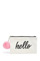 Forever21 Hello Graphic Pouch