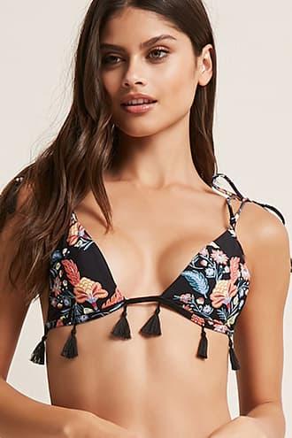 Forever21 Nightwalker Floral Bikini Top