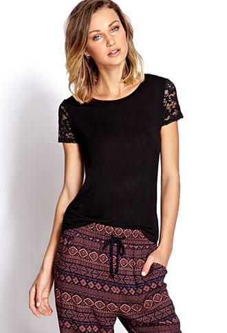 Forever21 Dainty Lace Tee