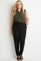 Forever21 Plus Crepe Utility Pants