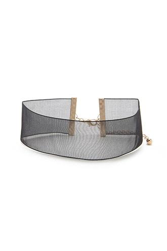 Forever21 Sheer Woven Choker
