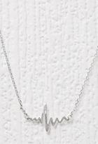 Forever21 Cool And Interesting Heartbeat Pendant Necklace