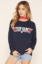 Forever21 Women's  Top Gun Sweatshirt