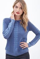 Forever21 Cable Knit Waffle Sweater
