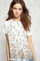 Forever21 Woven Floral Print Top