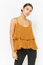 Forever21 Pleated Flounce Cami