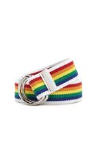 Forever21 Rainbow D-ring Belt