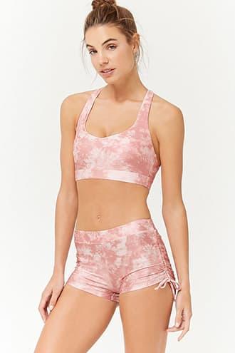 Forever21 Active Tie-dye Shorts