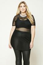Forever21 Plus Size Sheer Mesh Dress