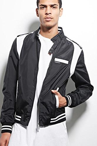 21 Men Men's  Members Only Colorblock Jacket