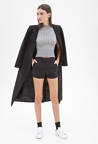 Forever21 Ribbed Mock Neck Sweater