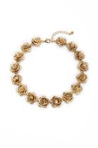 Forever21 Rosette Statement Necklace
