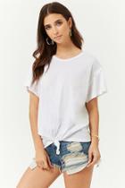 Forever21 Knotted Self-tie Tee