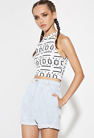 Forever21 The Fifth Label Light The Way Denim Shorts