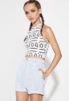 Forever21 The Fifth Label Light The Way Denim Shorts