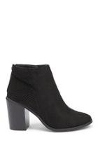 Forever21 Yoki Faux Suede Perforated Booties