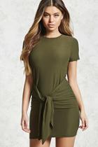 Forever21 Sash-front Bodycon Dress