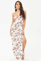 Forever21 Strappy-back Floral Maxi Dress