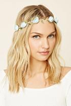Forever21 Faux Suede Rose Headwrap