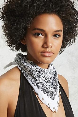 Forever21 O-ring Bandana Scarf