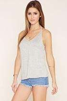 Forever21 Women's  Heathered Strappy Cami