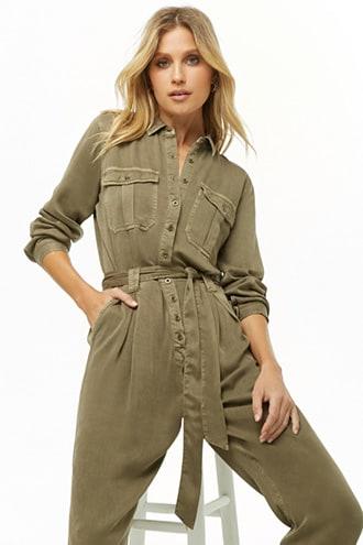 Forever21 Pocket Utility Jumpsuit