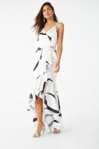 Forever21 Abstract Print Wrap Dress