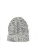 Forever21 Chunky Knit Fold-over Beanie (grey)