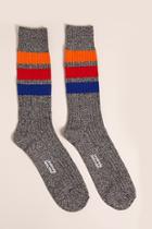 Forever21 Men Unsimply Stitched Striped Crew Socks