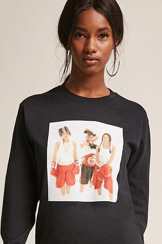 Forever21 Cross Colours Tlc Long Sleeve Tee
