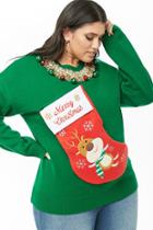 Forever21 Plus Size Christmas Stocking Sweater