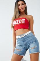 Forever21 Cheez It Graphic Tube Top