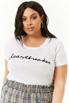 Forever21 Plus Size The Style Club Heartbreaker Tee