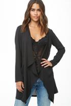 Forever21 Crinkled Drape-front Jacket