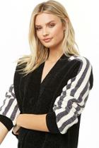 Forever21 Chenille Striped Cardigan