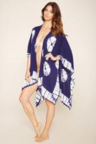 Forever21 Women's  Tie-dye Swim Cover-up