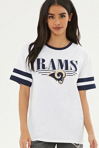 Forever21 Nfl Los Angeles Rams Ringer Tee