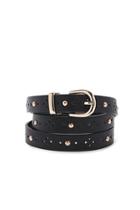 Forever21 Studded Skinny Hip Belt