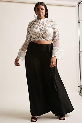 Forever21 Plus Size Eta Palazzo Pants
